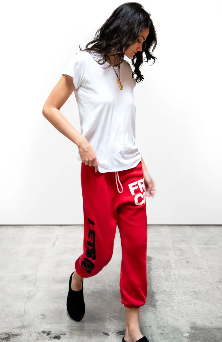 FREECITY CIRCA '99 OG LETSGO OLDSCHOOL Sweatpant - Artyard Red sold by Ascot + Hart product image thumbnail 2