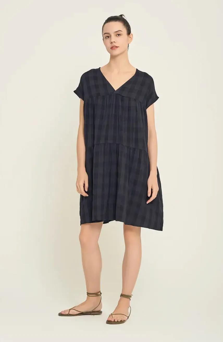 Kai Boxy Gingham Dress sold by Ascot + Hart product image thumbnail 5