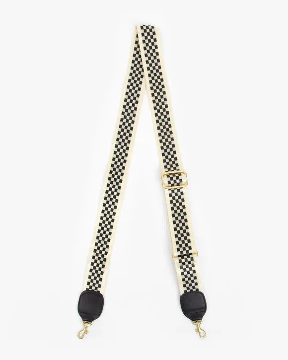 Clare V. Crossbody Checkered Strap sold by Ascot + Hart