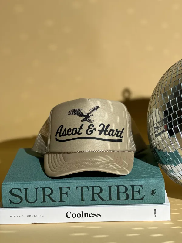 Varsity Eagle Trucker sold by Ascot + Hart