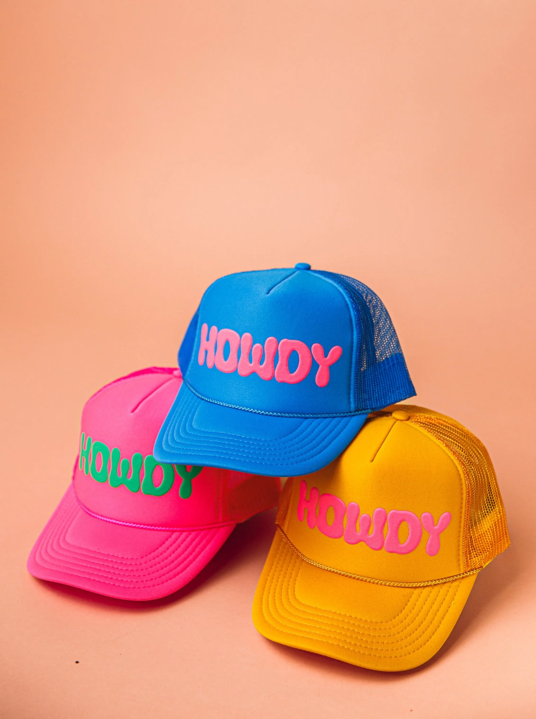 Neon Howdy Trucker sold by Ascot + Hart