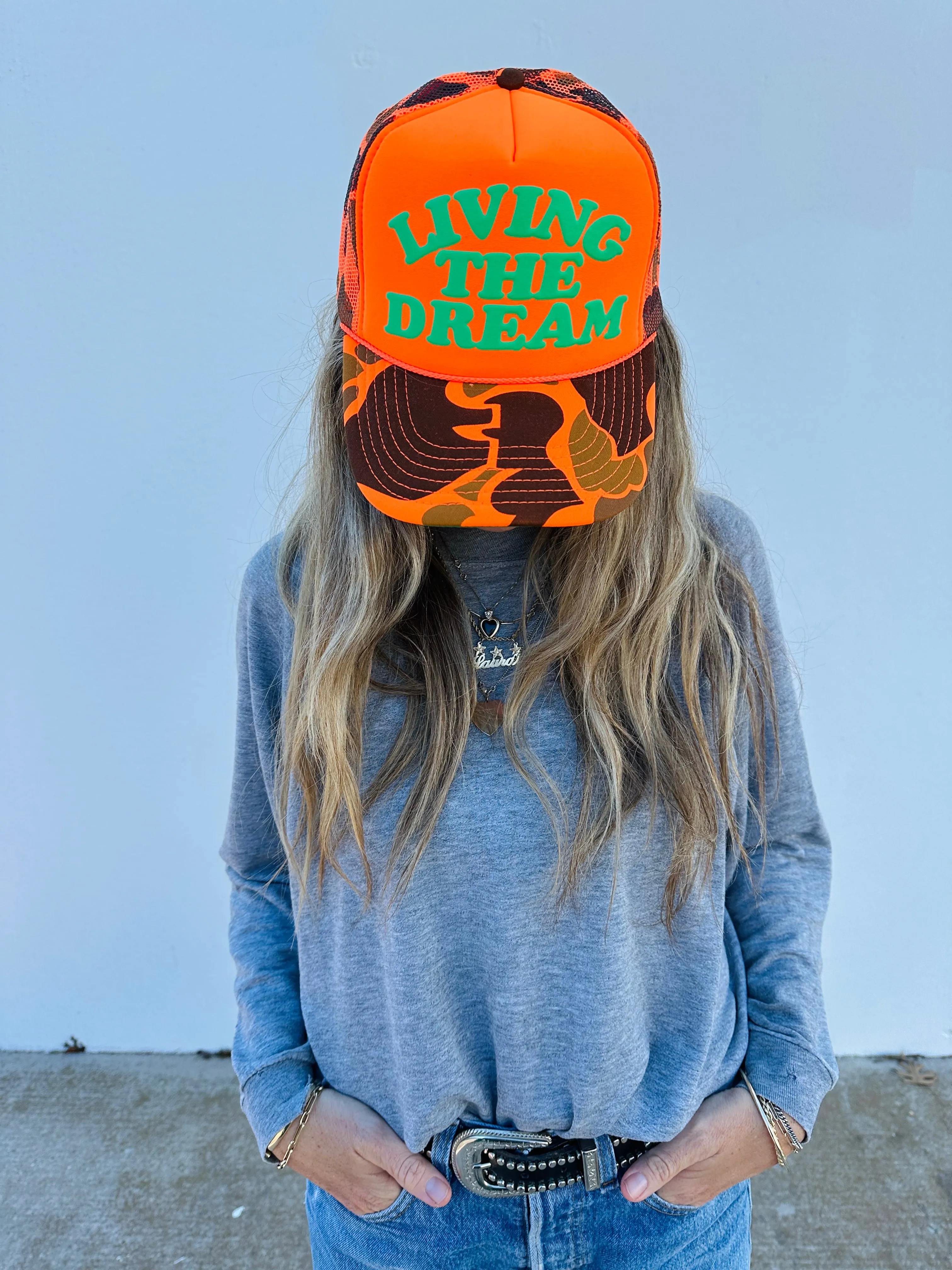 Living The Neon Dream Trucker sold by Ascot + Hart product image thumbnail 2