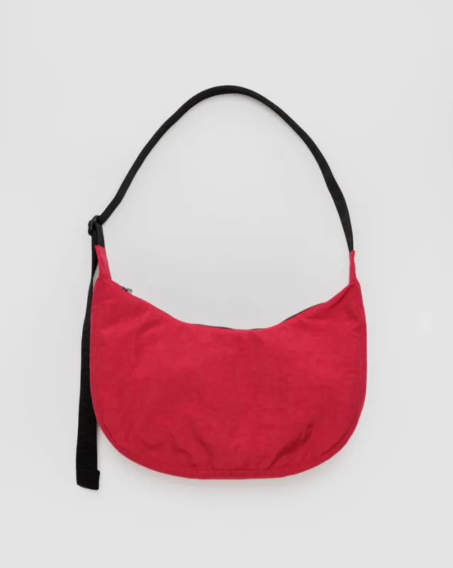 Medium Nylon Crescent Bag - Candy Apple sold by Ascot + Hart