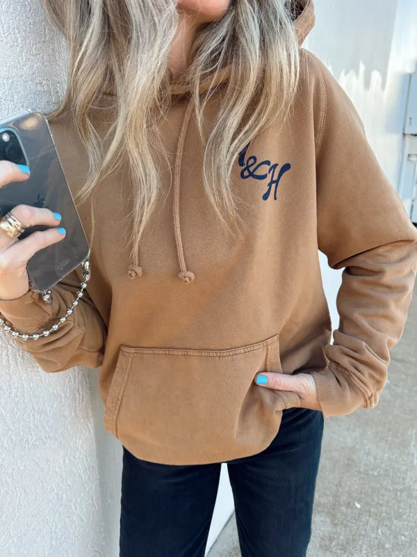 A+H Script Hoodie sold by Ascot + Hart