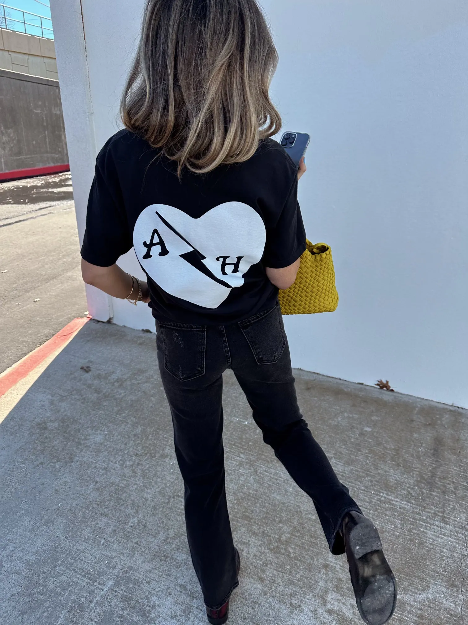 A+H Electric Love Tee sold by Ascot + Hart product image thumbnail 5