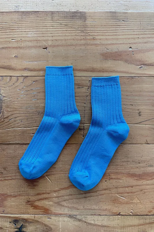 Her Socks - Mercerized Combed Cotton Rib sold by Ascot + Hart