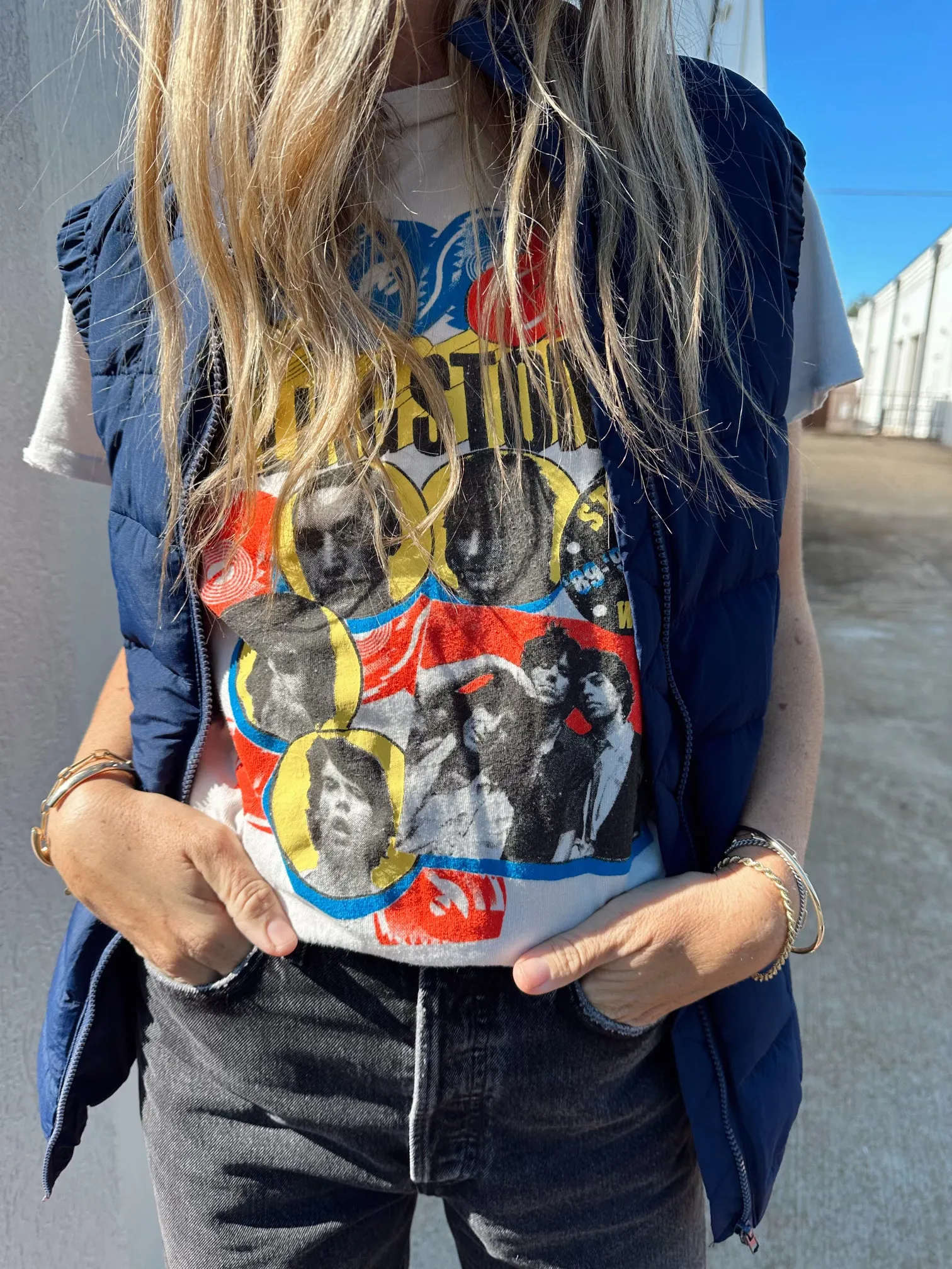 MIDNIGHT RAMBLER '90S FIT DESTROYED TEE sold by Ascot + Hart product image thumbnail 4