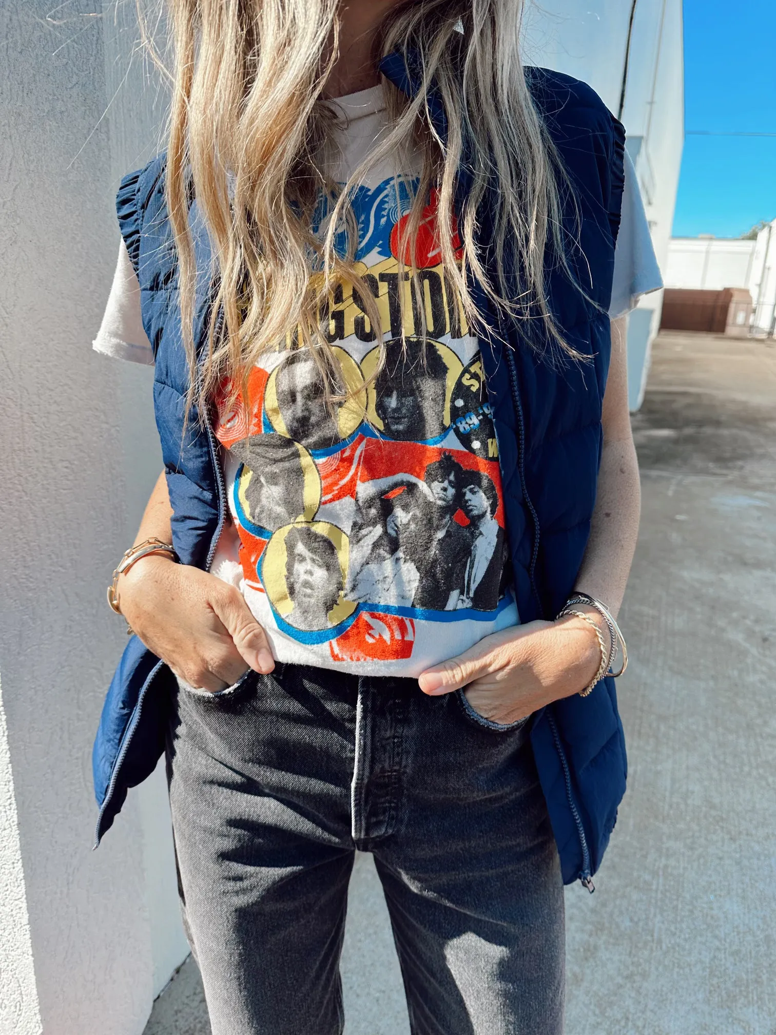 MIDNIGHT RAMBLER '90S FIT DESTROYED TEE sold by Ascot + Hart product image thumbnail 3