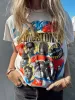 MIDNIGHT RAMBLER '90S FIT DESTROYED TEE sold by Ascot + Hart