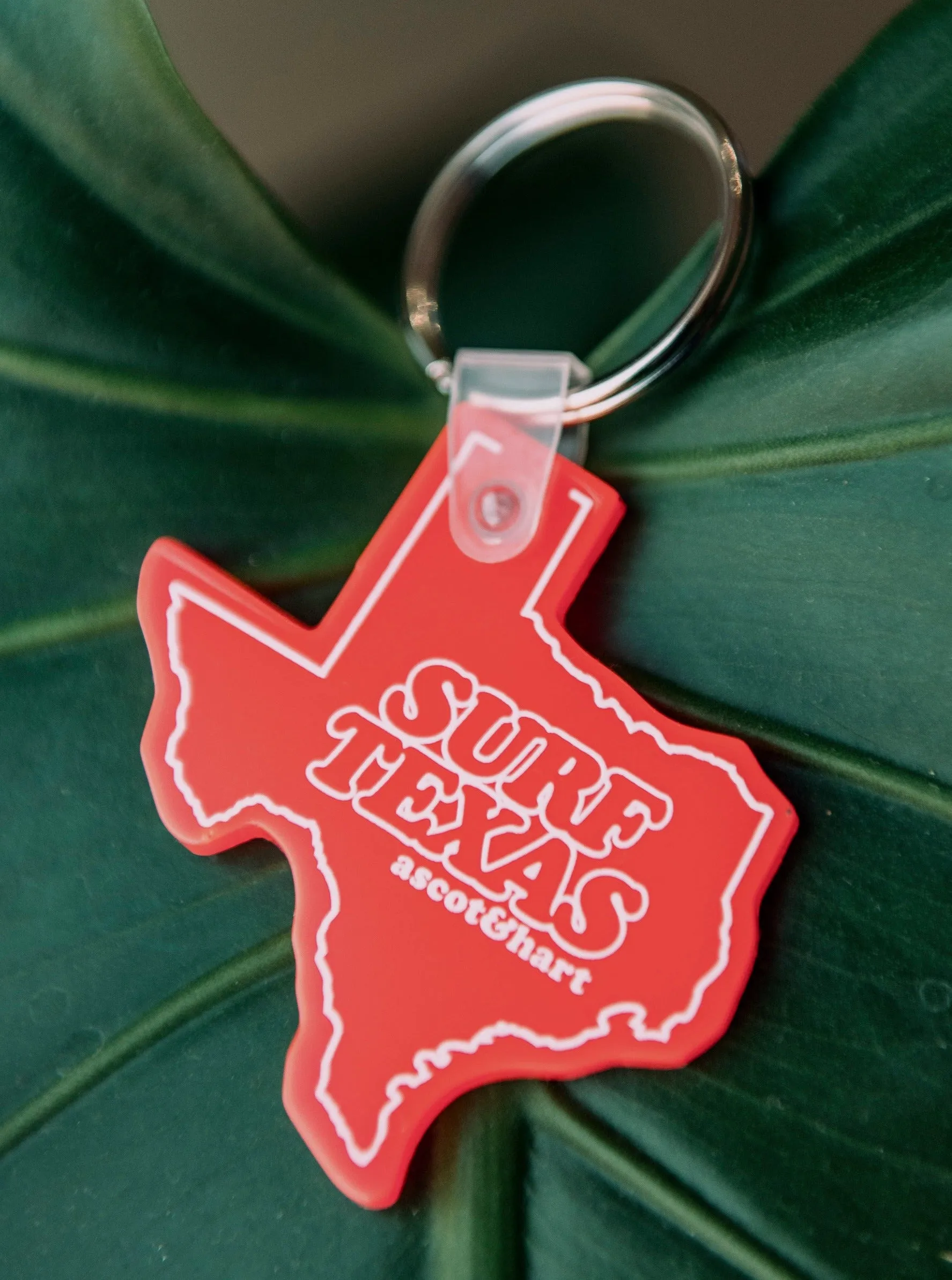 Surf Texas Vinyl Keychain sold by Ascot + Hart