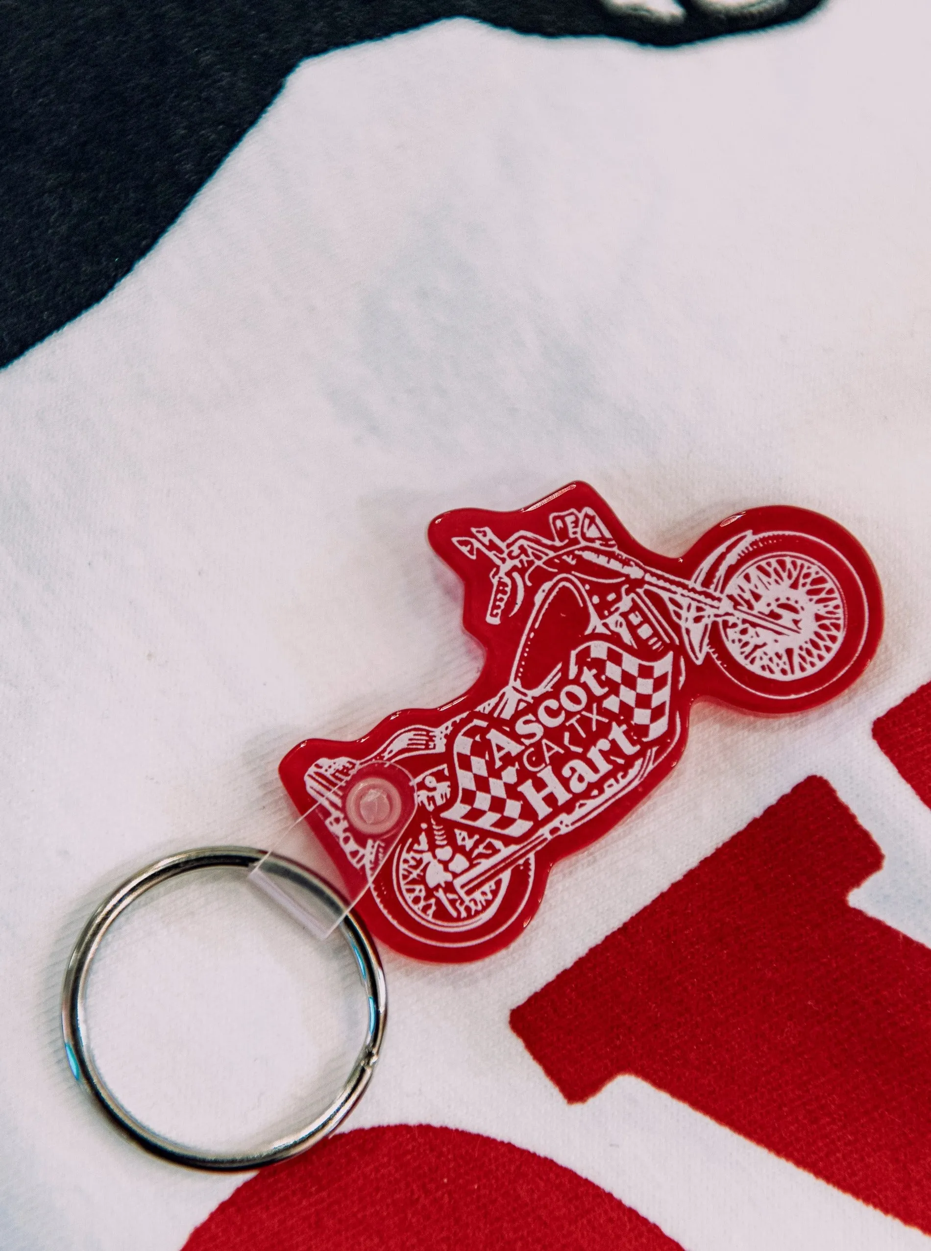 A+H Moto Vinyl Keychain sold by Ascot + Hart
