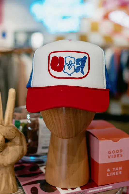 USA Patch Trucker sold by Ascot + Hart