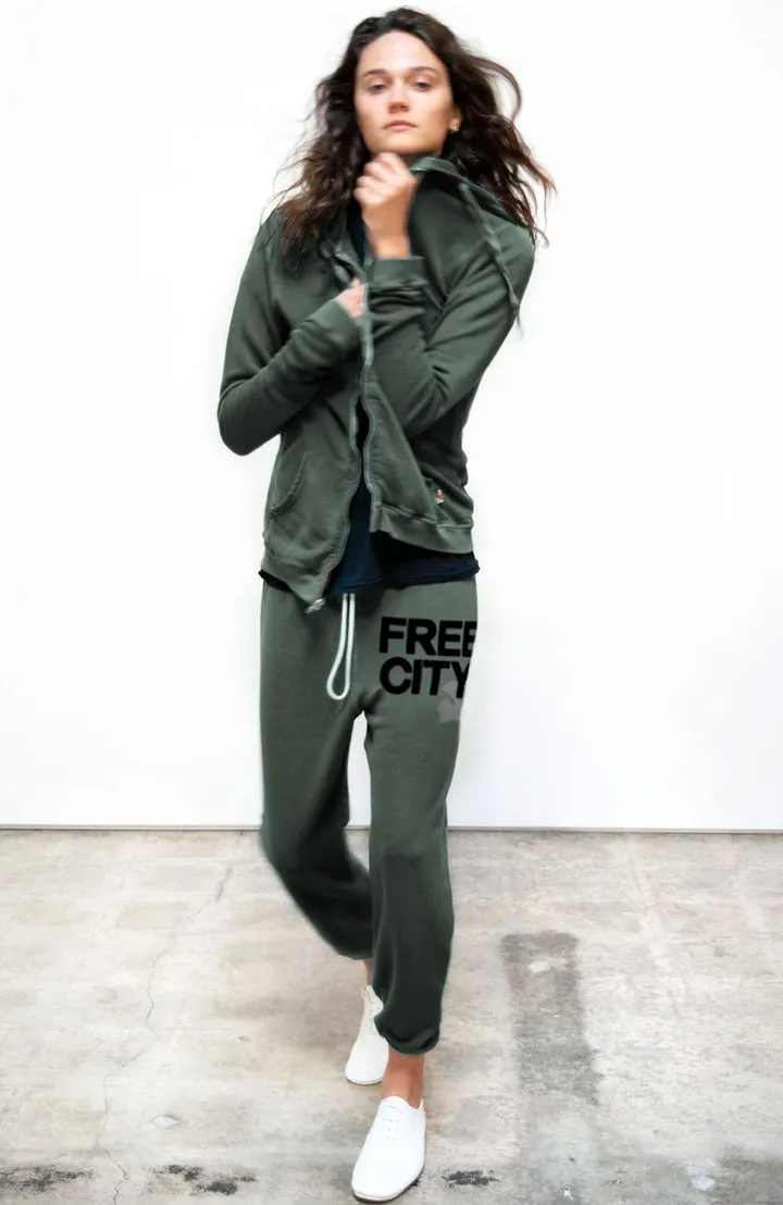 SUPERFLUFF LUX zip hoodie - bush sold by Ascot + Hart product image thumbnail 3