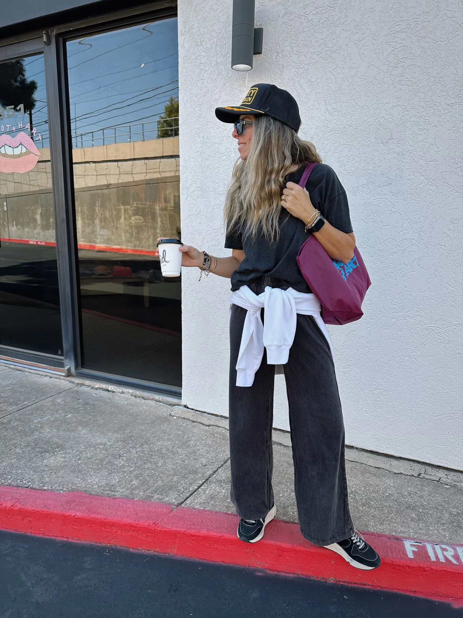 Ascot + Hart Raw Edge Tee sold by Ascot + Hart