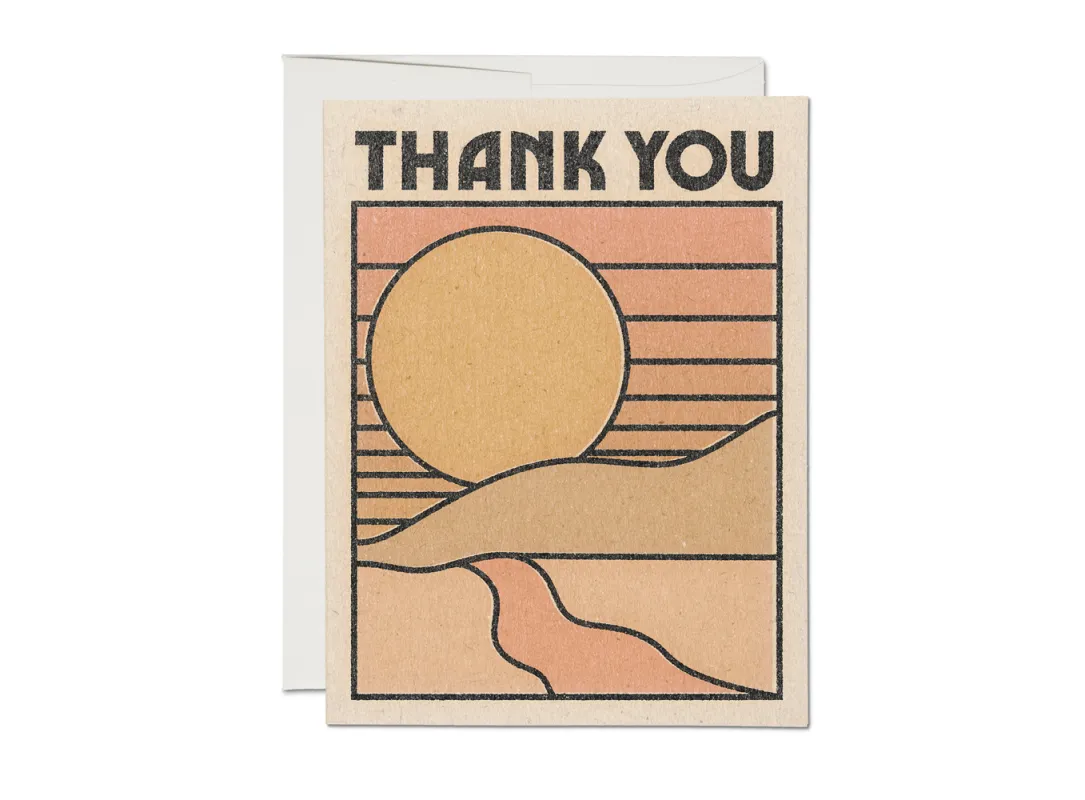 Thank You Sun thank you greeting card sold by Ascot + Hart