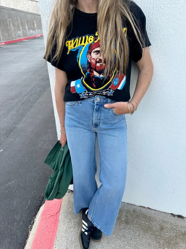 High Rise Wide Leg Denim sold by Ascot + Hart