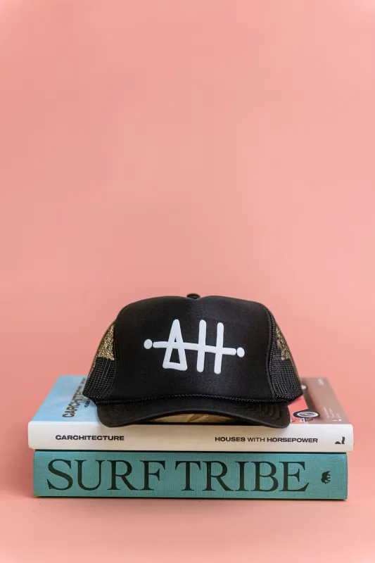 A+H Original Logo Trucker sold by Ascot + Hart
