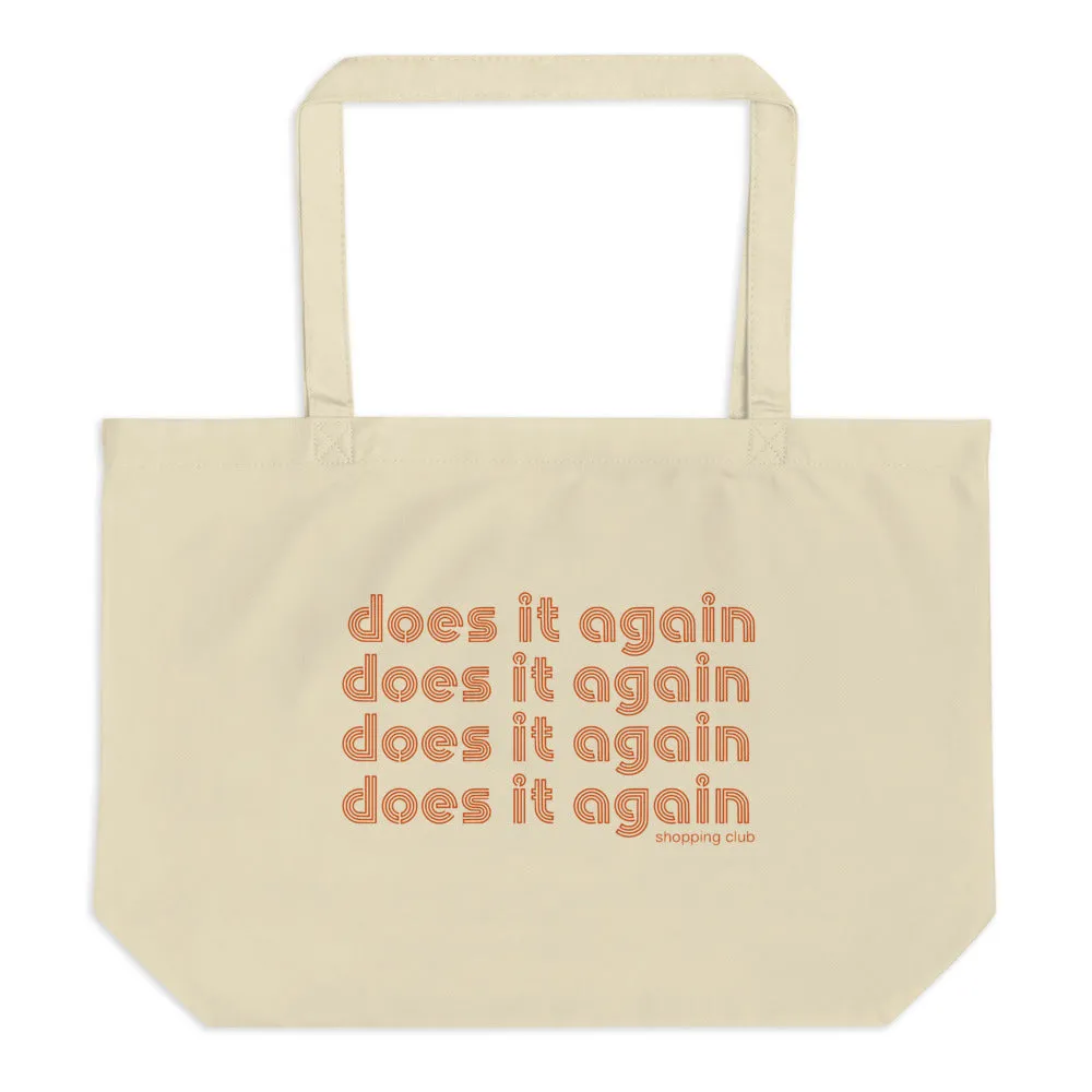 Does it again Large organic tote bag - Tan sold by Ascot + Hart