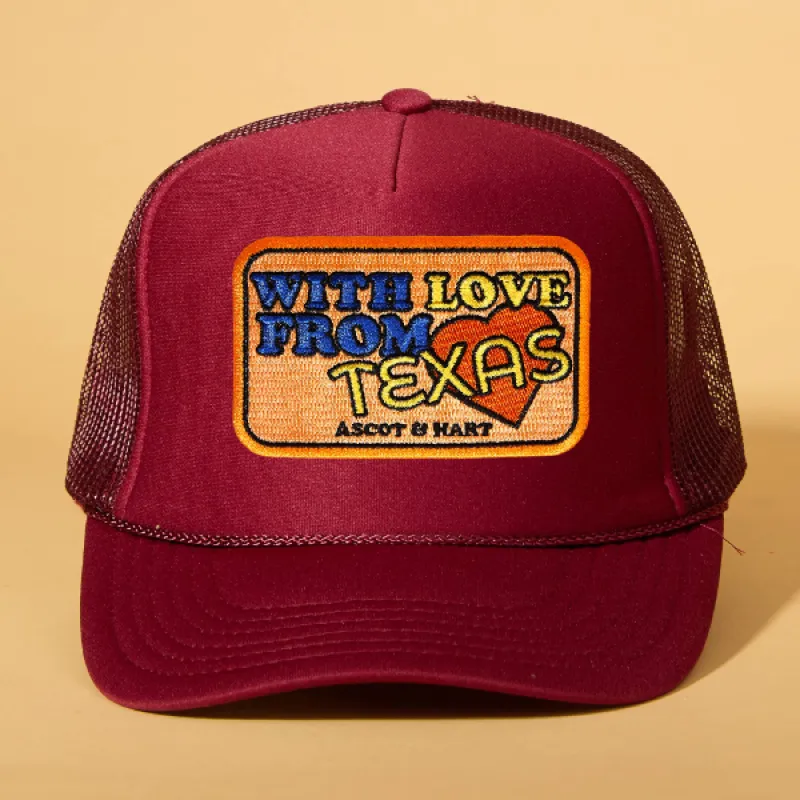 Custom Patch Trucker sold by Ascot + Hart