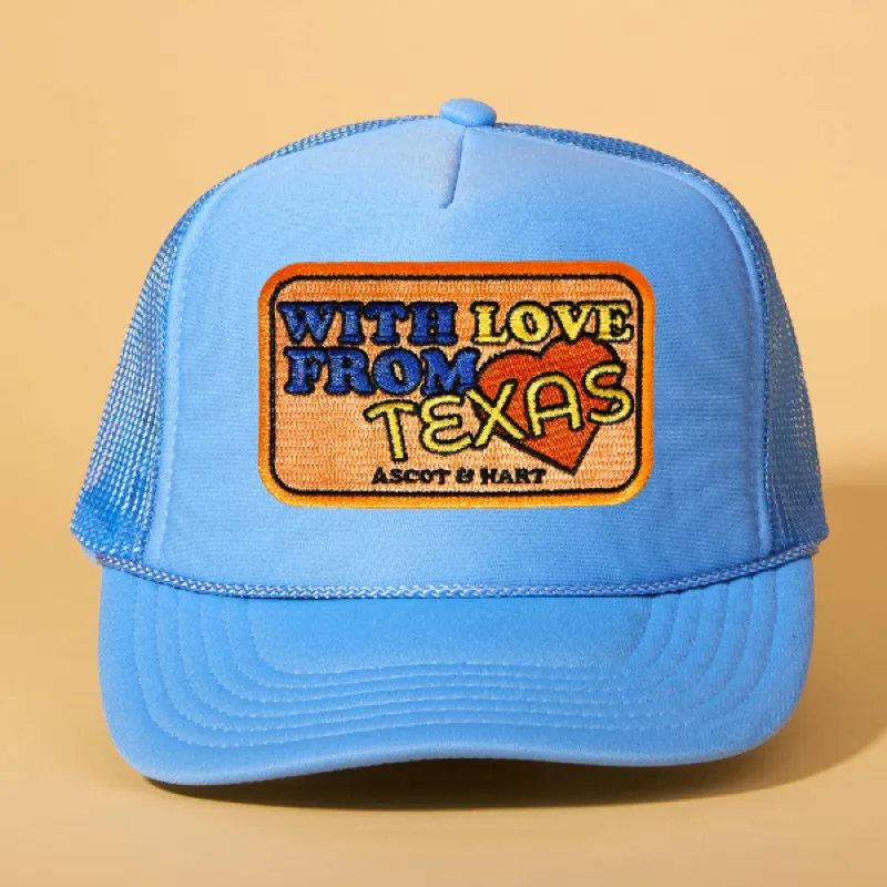 Custom Patch Trucker sold by Ascot + Hart