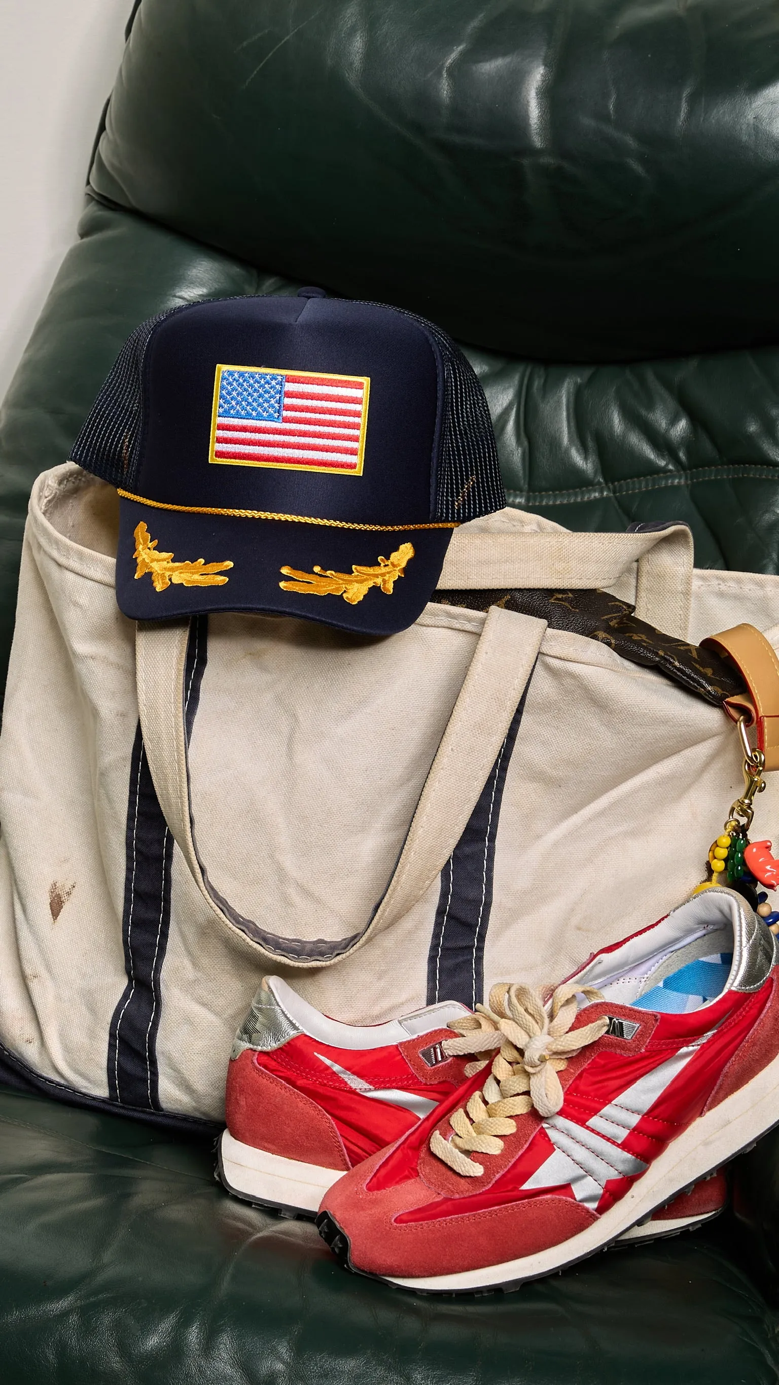 Star Spangled Captain Trucker sold by Ascot + Hart product image thumbnail 2