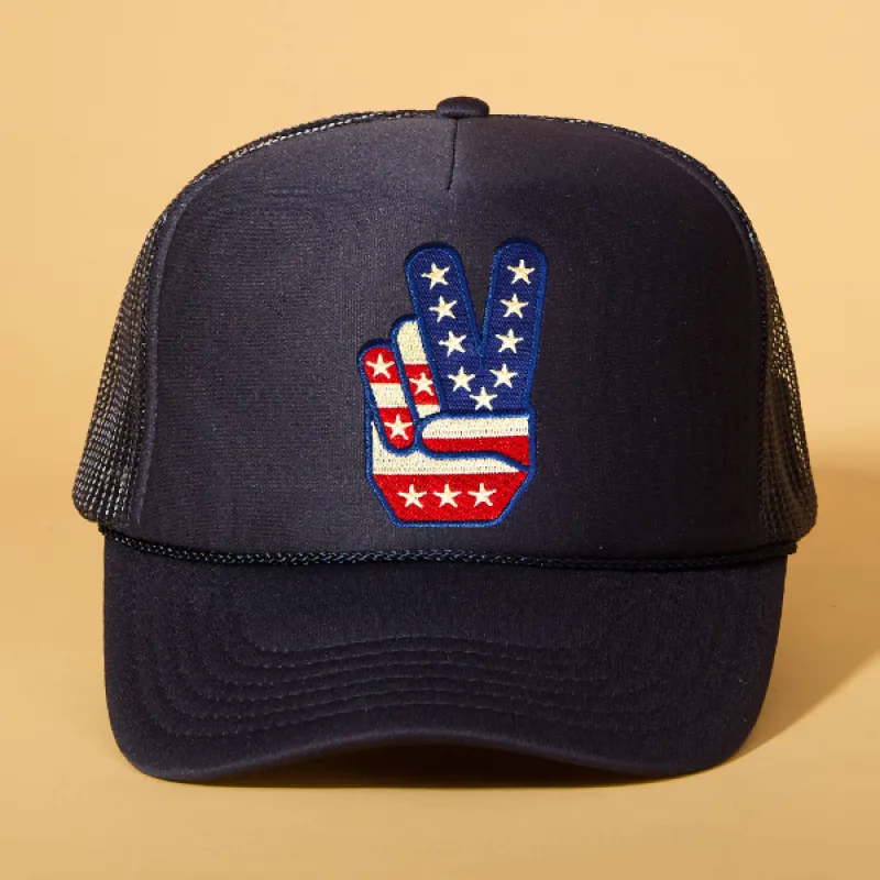 Custom Patch Trucker sold by Ascot + Hart