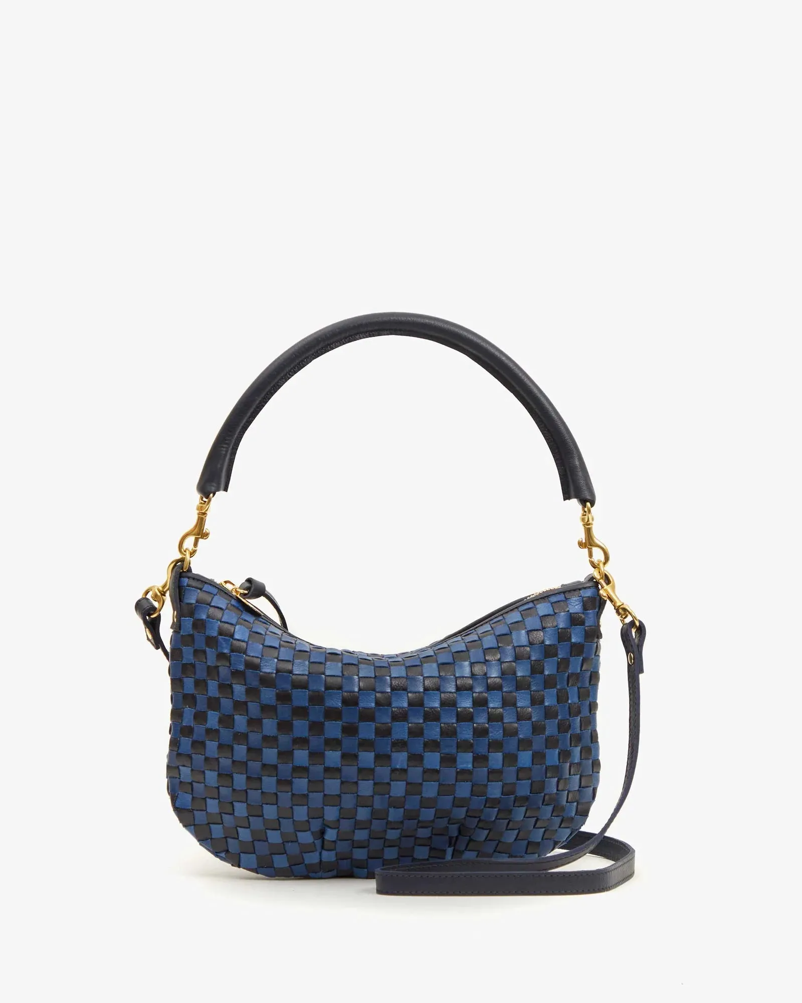 Clare V. Petit Moyen Woven Checkered Bag sold by Ascot + Hart product image thumbnail 5