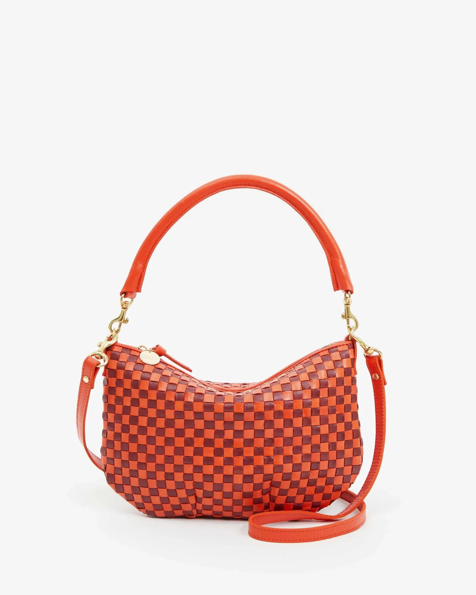 Clare V. Petit Moyen Woven Checkered Bag sold by Ascot + Hart product image thumbnail 3