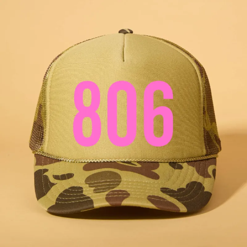 Custom Area Code Trucker sold by Ascot + Hart