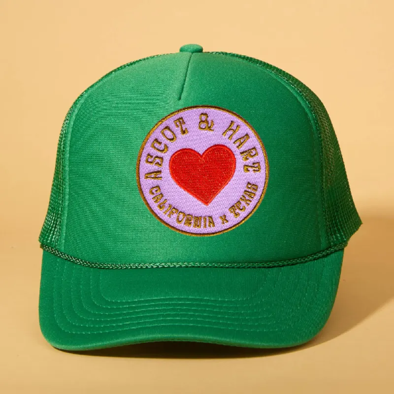 Custom Patch Trucker sold by Ascot + Hart