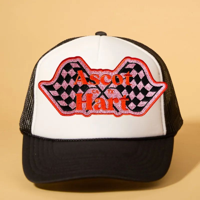 Custom Patch Trucker sold by Ascot + Hart