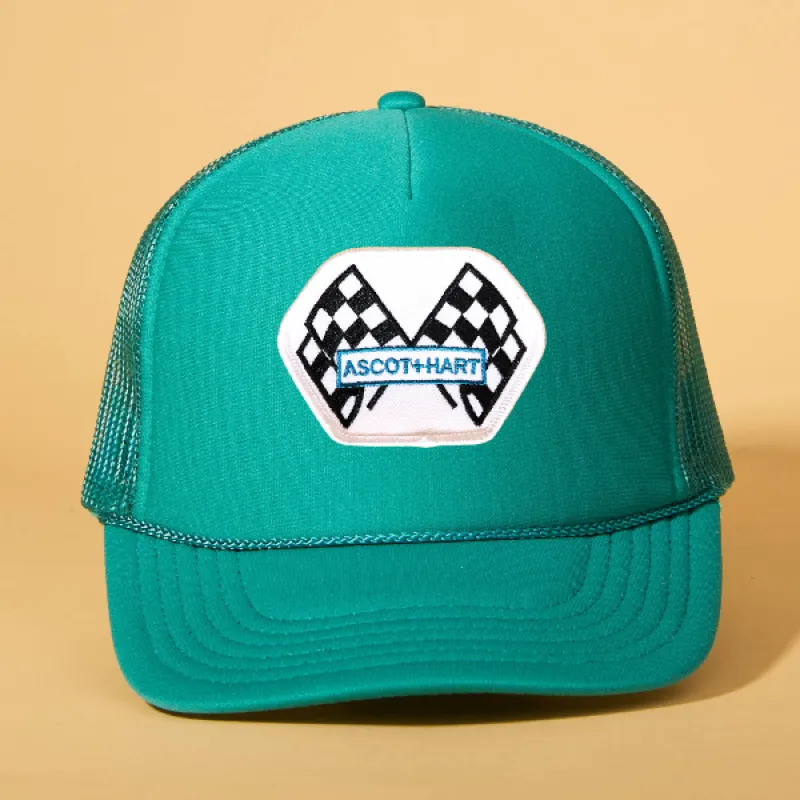 Custom Patch Trucker sold by Ascot + Hart
