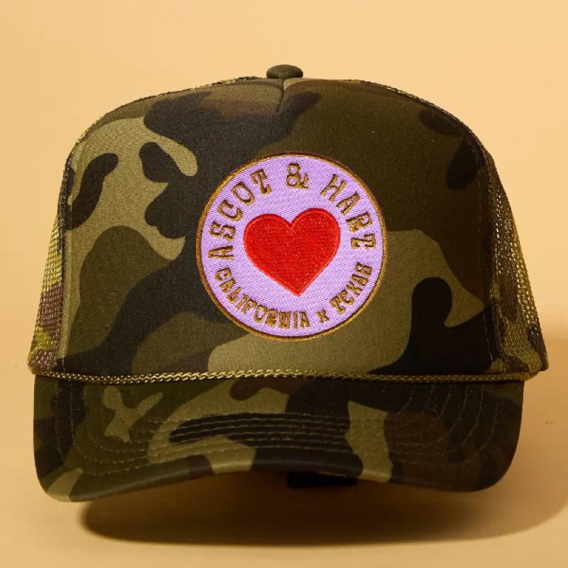 Custom Patch Trucker sold by Ascot + Hart