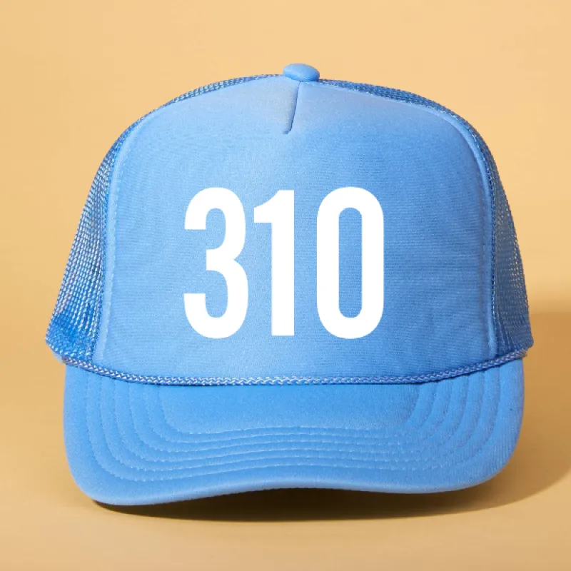 Custom Area Code Trucker sold by Ascot + Hart