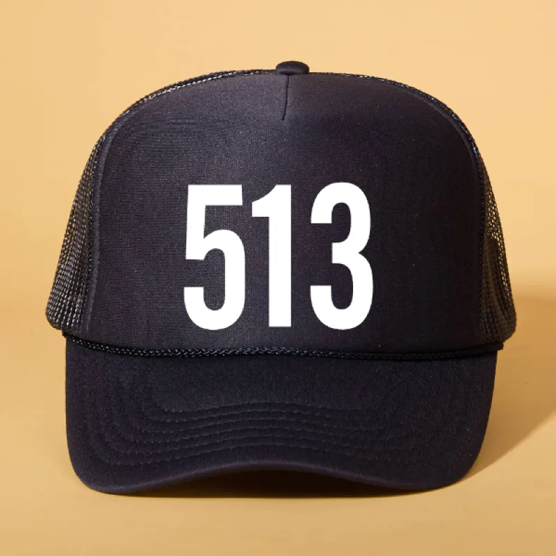 Custom Area Code Trucker sold by Ascot + Hart