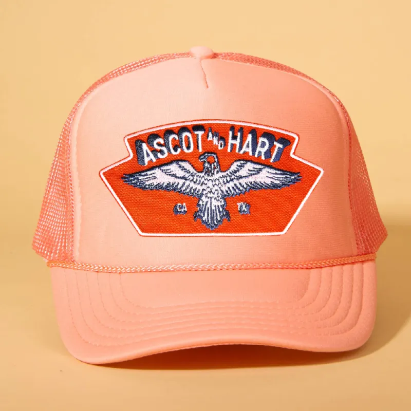 Custom Patch Trucker sold by Ascot + Hart