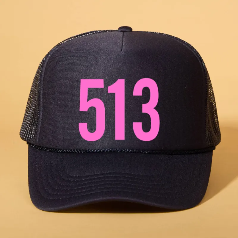 Custom Area Code Trucker sold by Ascot + Hart