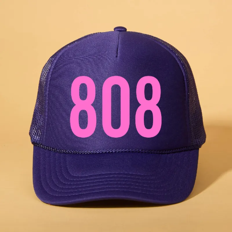 Custom Area Code Trucker sold by Ascot + Hart