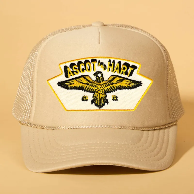 Custom Patch Trucker sold by Ascot + Hart