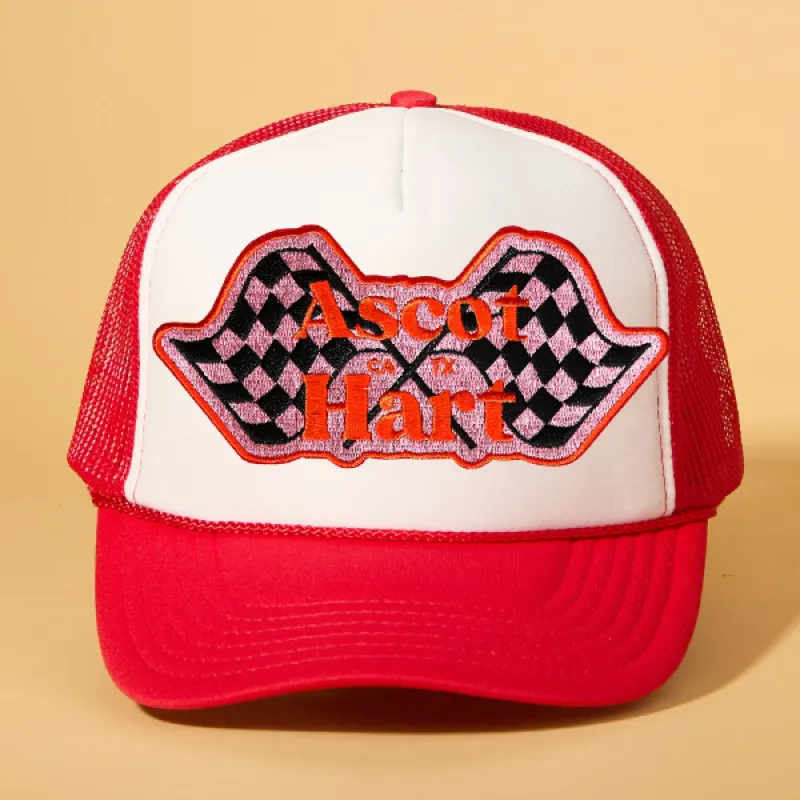 Custom Patch Trucker sold by Ascot + Hart