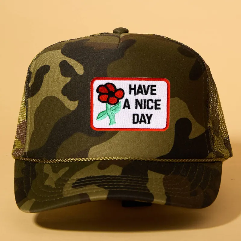 Custom Patch Trucker sold by Ascot + Hart