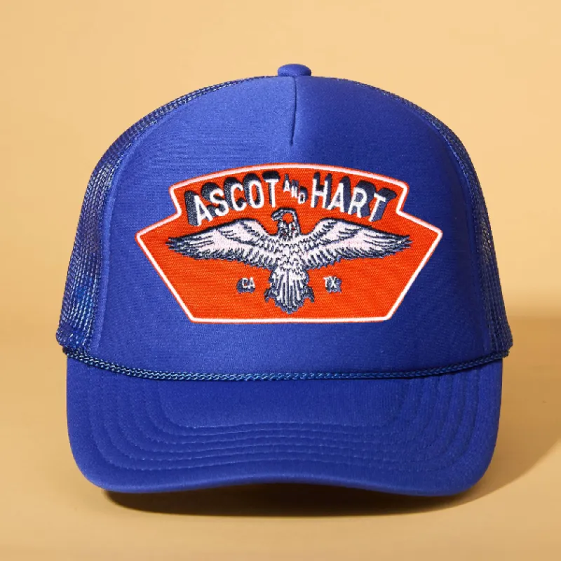 Custom Patch Trucker sold by Ascot + Hart