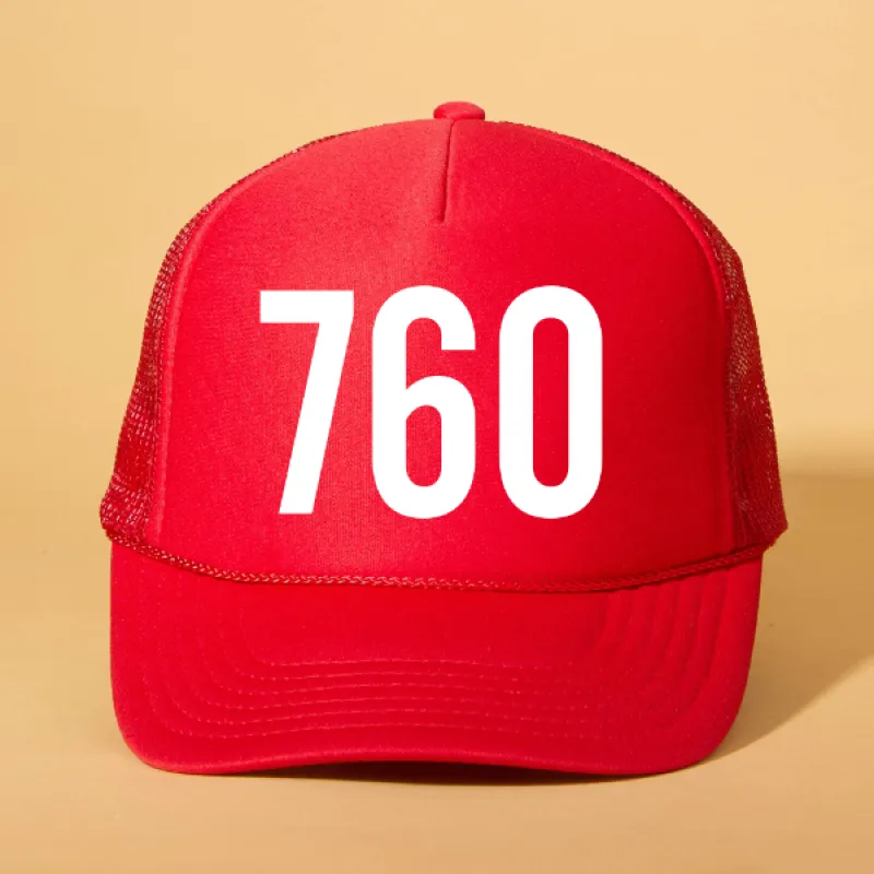 Custom Area Code Trucker sold by Ascot + Hart