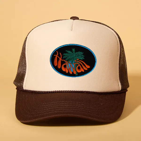 Custom Patch Trucker sold by Ascot + Hart