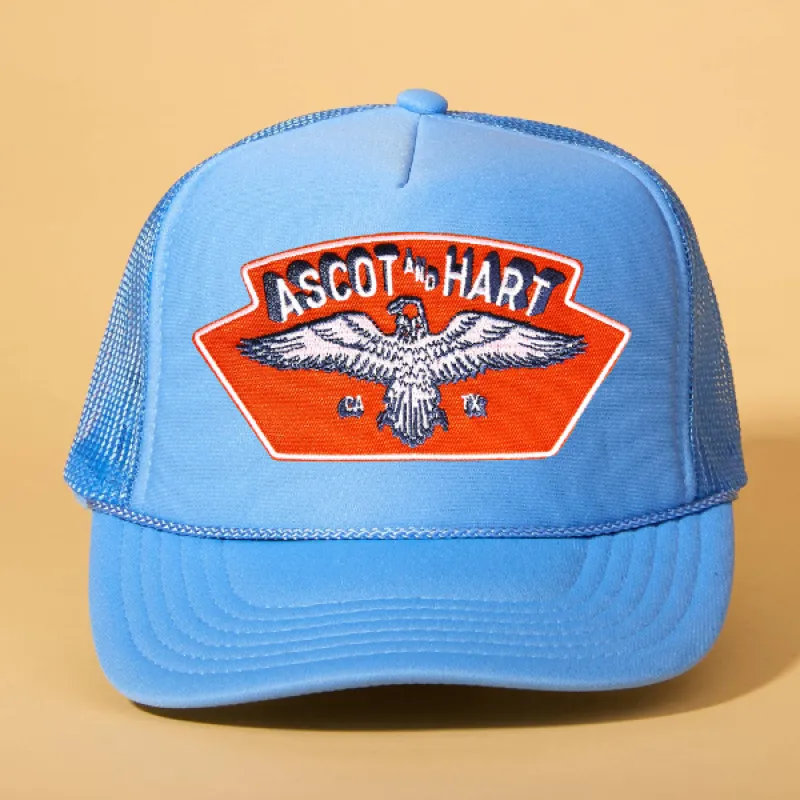 Custom Patch Trucker sold by Ascot + Hart