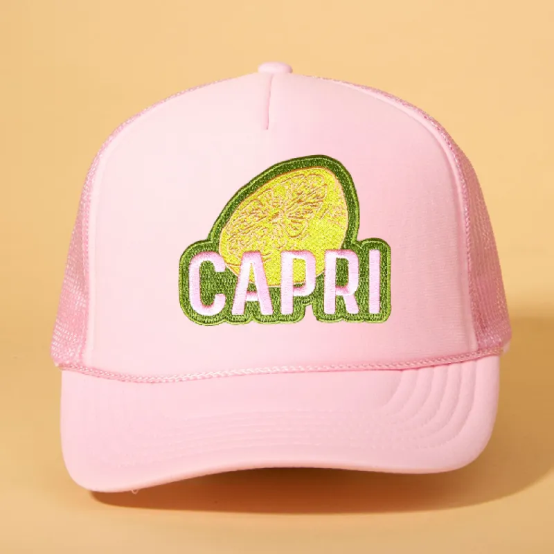 Custom Patch Trucker sold by Ascot + Hart