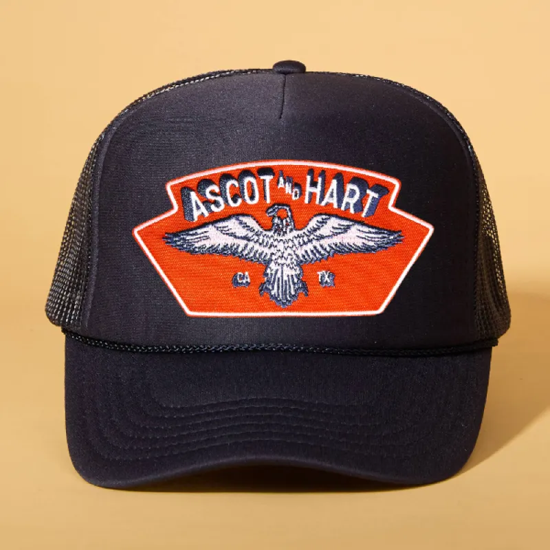 Custom Patch Trucker sold by Ascot + Hart