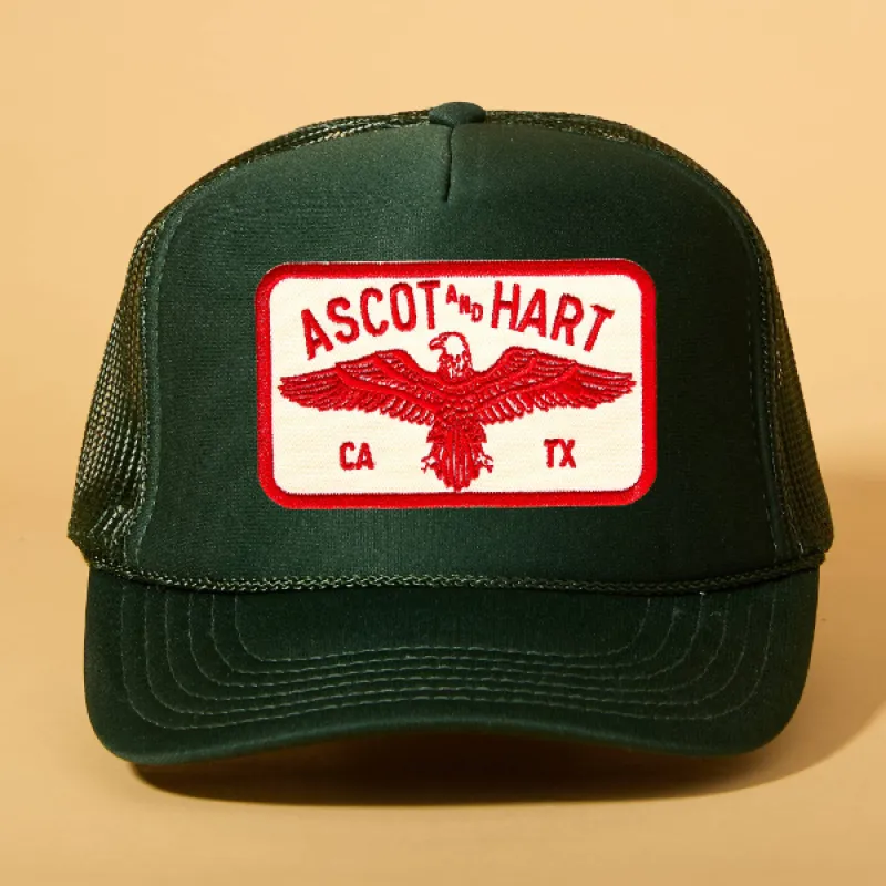 Custom Patch Trucker sold by Ascot + Hart