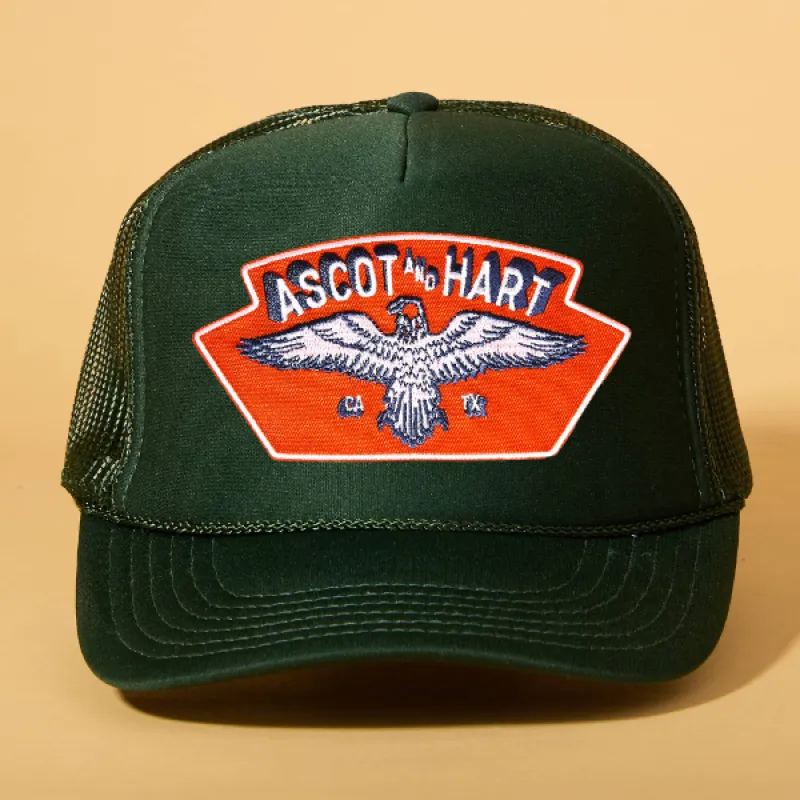 Custom Patch Trucker sold by Ascot + Hart