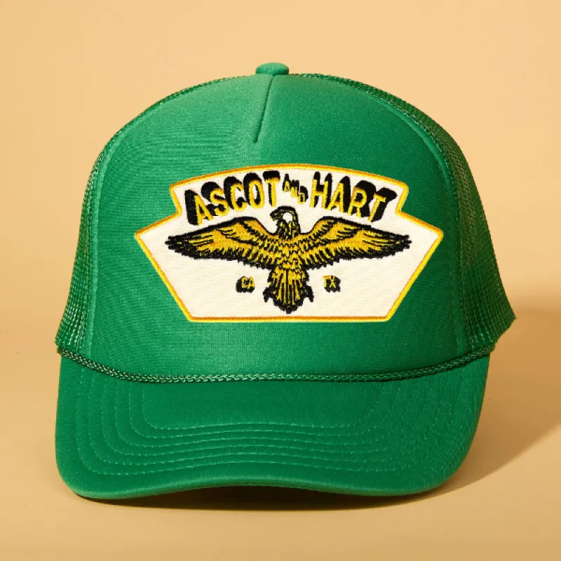 Custom Patch Trucker sold by Ascot + Hart